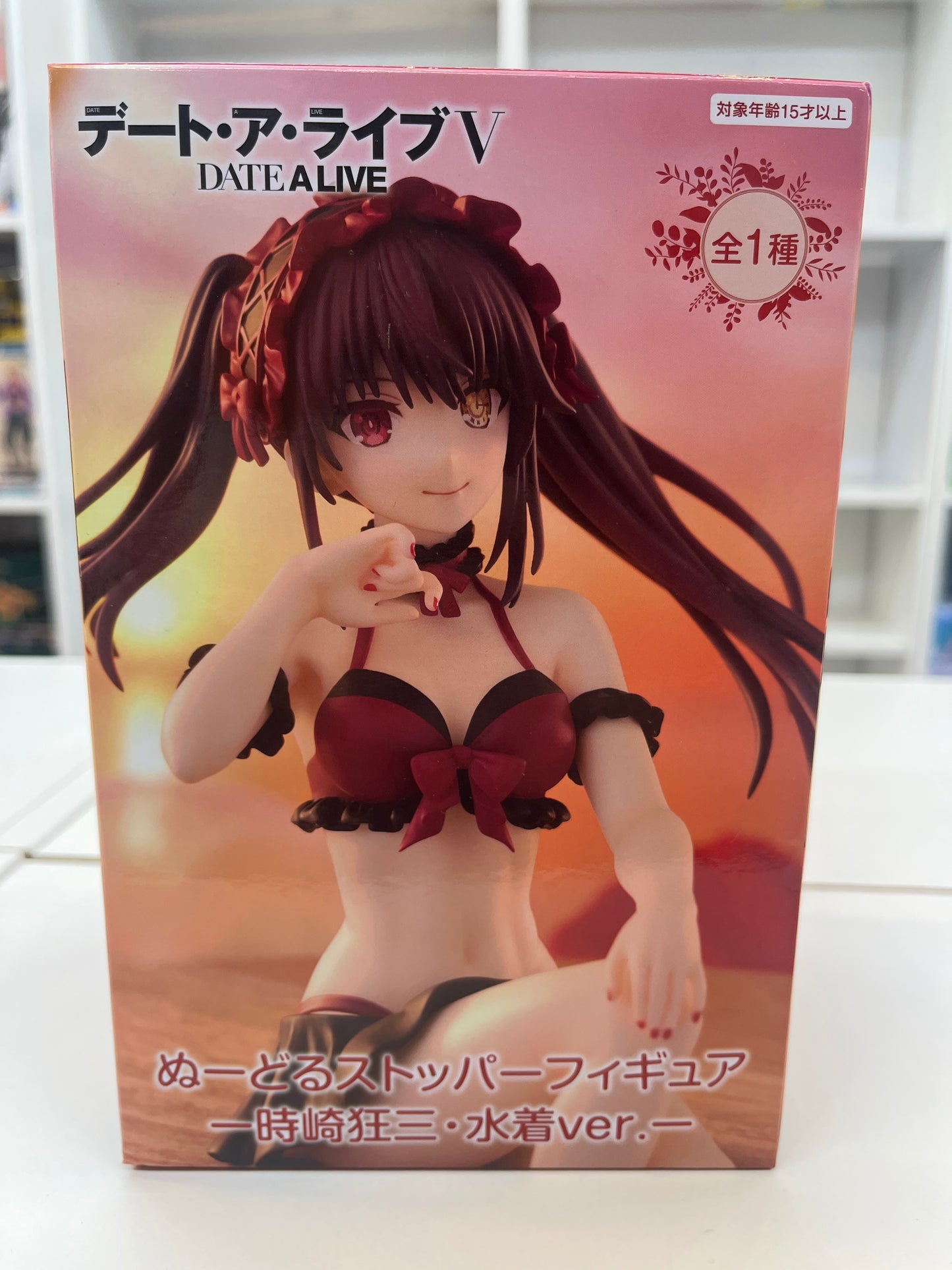 28111 Date A Live Noodle Stopper Figure -Kurumi Tokisaki · swimsuit Ver.-