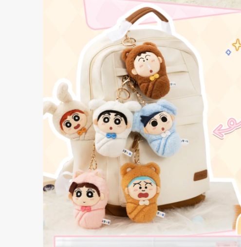 47009 Crayon Shinchan Sleeping Bag Baby plush pendant blind box