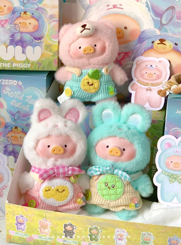 33400 LuLu The Piggy Joyful Time series plush pendant blind box