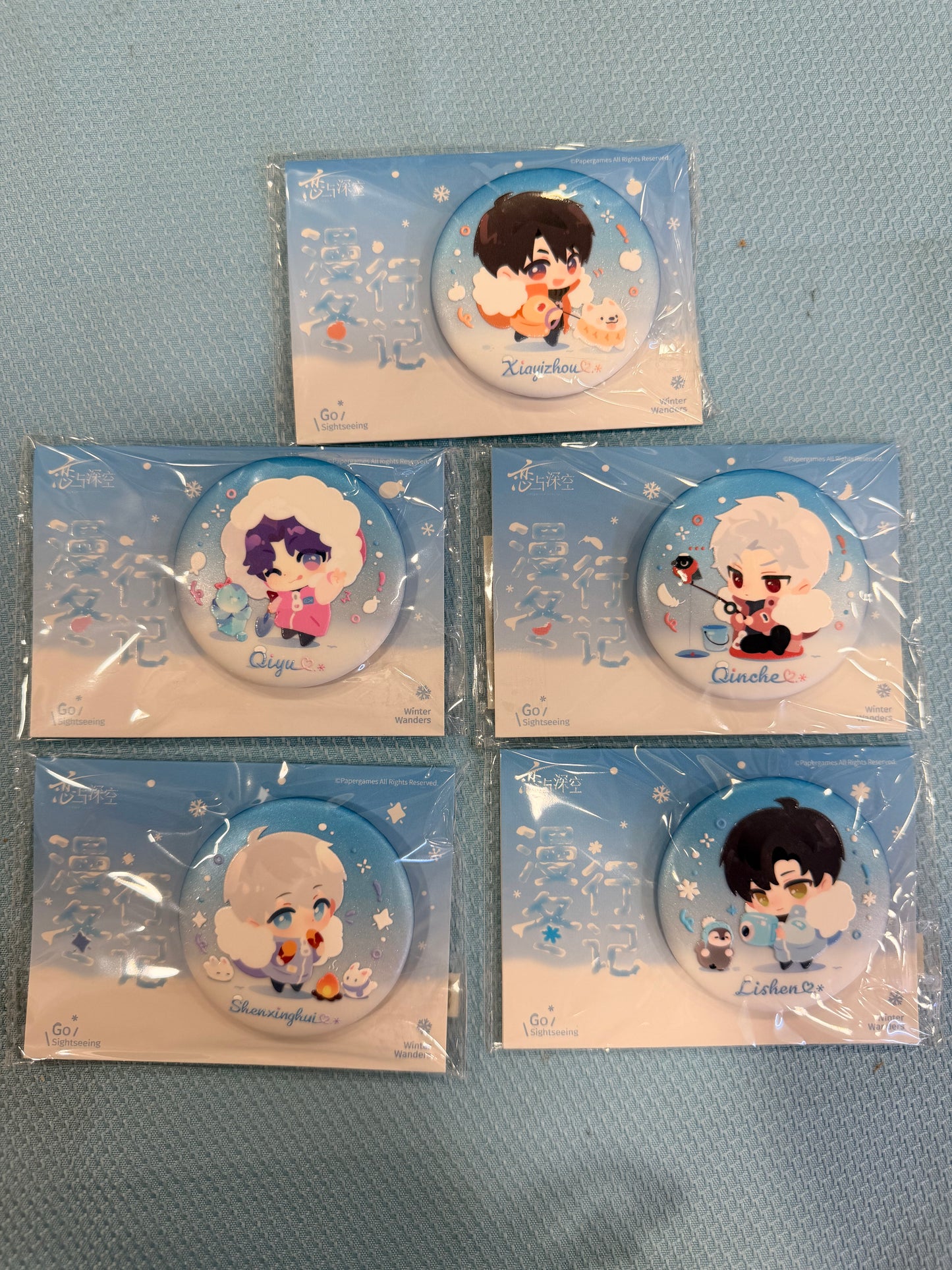 Love and deepspace chibi badge