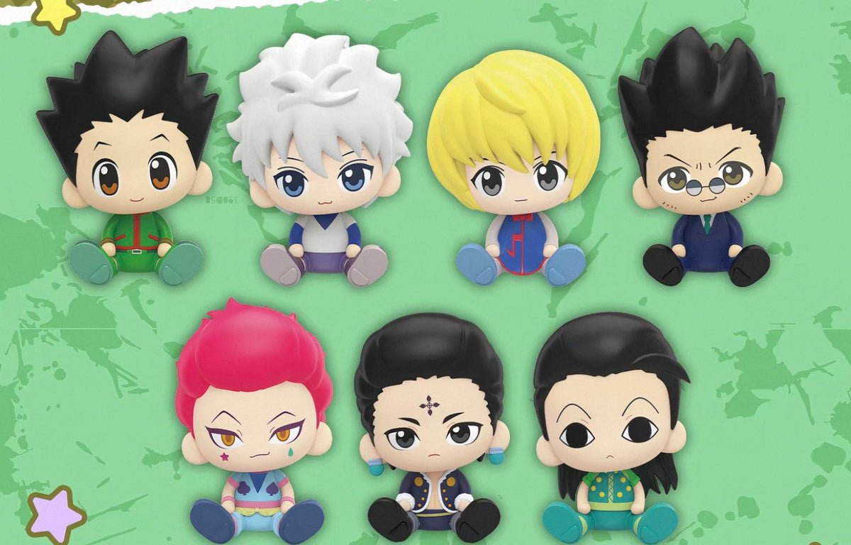 62881 HUNTER X HUNTER PVC Texture Sitting Chibi Figure Blind Box (Random 1)