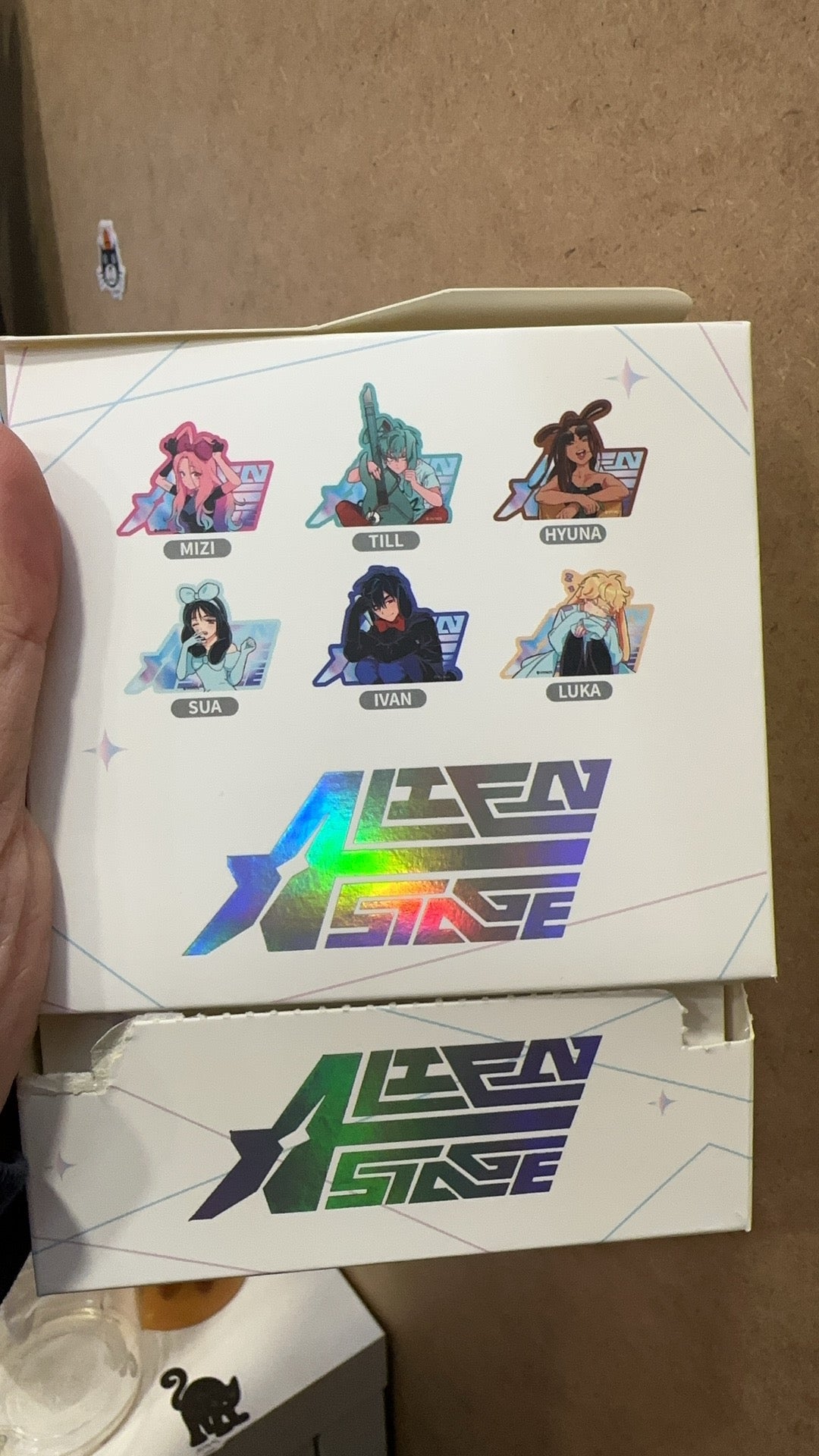 30045 ALIEN STAGE Rabbit Series Bust Acrylic Refrigerator magnet Sticker Blind Box