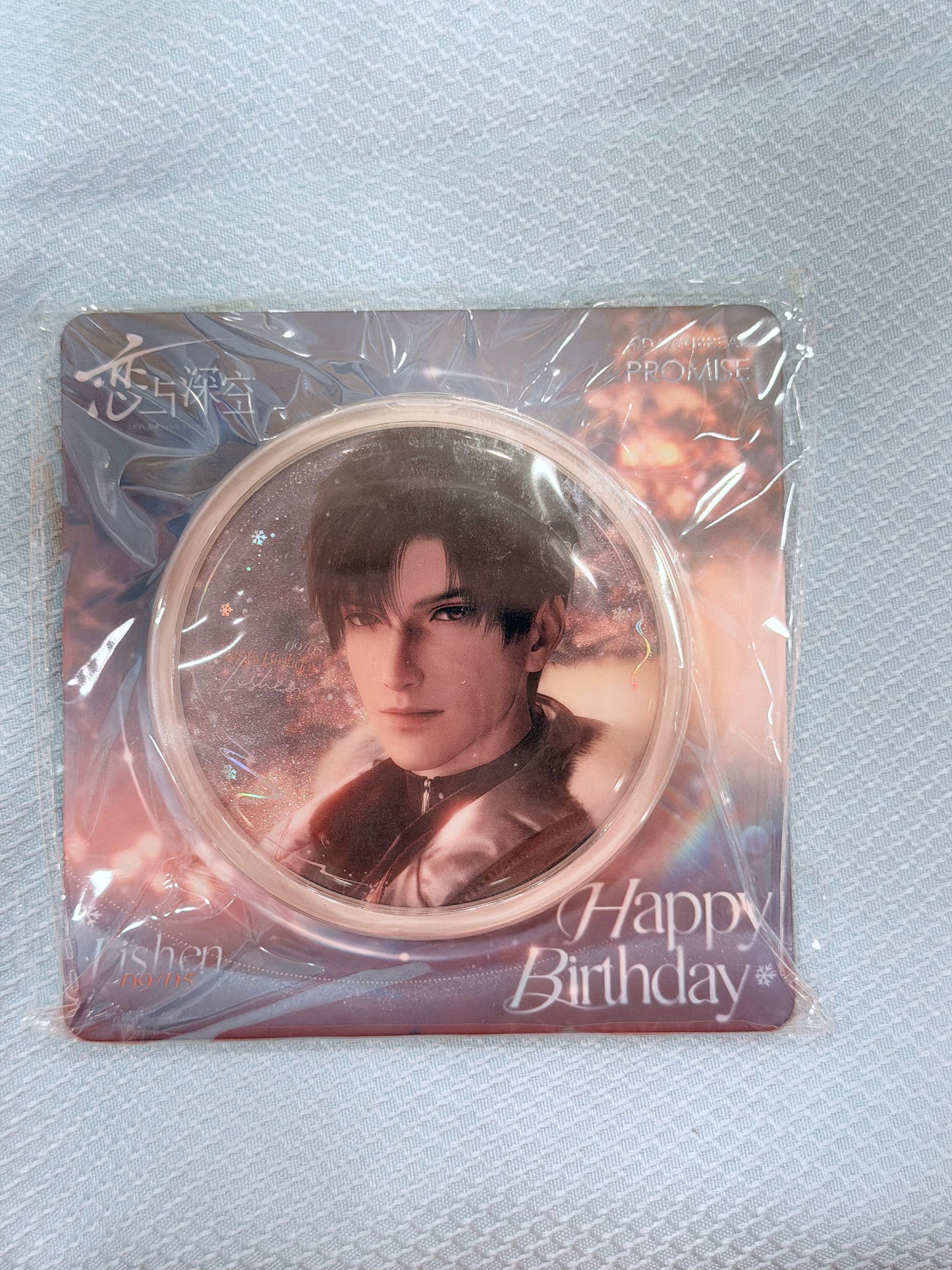 33953 Love and Deepspace Zayne Birthday Collector’s Edition Tin Badge