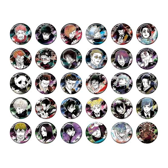 47783 Gege Akutami Jujutsu Kaisen Exhibition Collection Can Badge (single random)