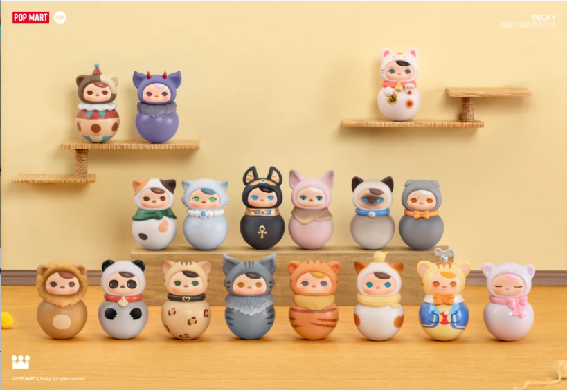 29508 Pop Mart Pucky Roly- Poly Kitty blind box