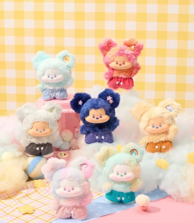 48209 Disney Mickey Head in the Clouds Collection Vinyl plush pendant blind box