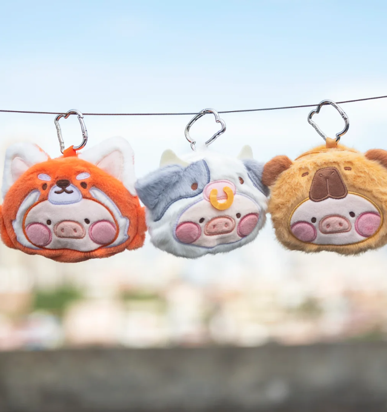 33456 LuLu The Piggy Animal Party Plush Pouch blind box