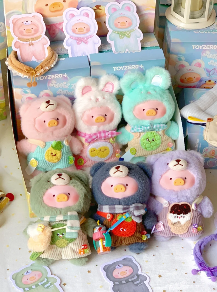 33400 LuLu The Piggy Joyful Time series plush pendant blind box