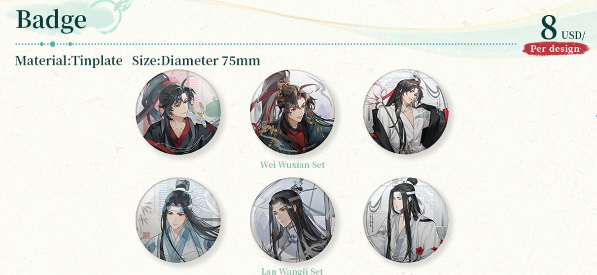 MO DAO ZU SHI BADGE 75MM