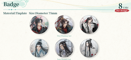 MO DAO ZU SHI BADGE 75MM