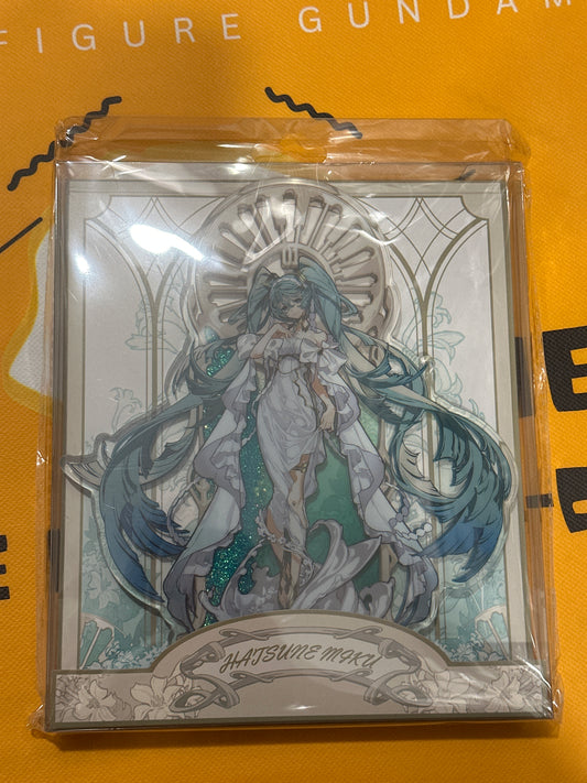18382 Hatsune Miku - Hatsune Miku feat. Yoneyama Mai Glitter Acrylic Block