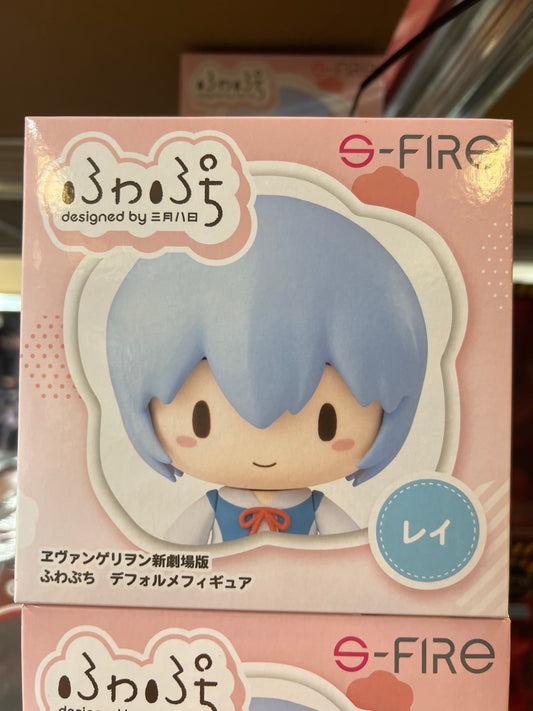 42407 Neon Genesis Evangelion Fuwapuchi Deformed Figure -Ayanami Rei