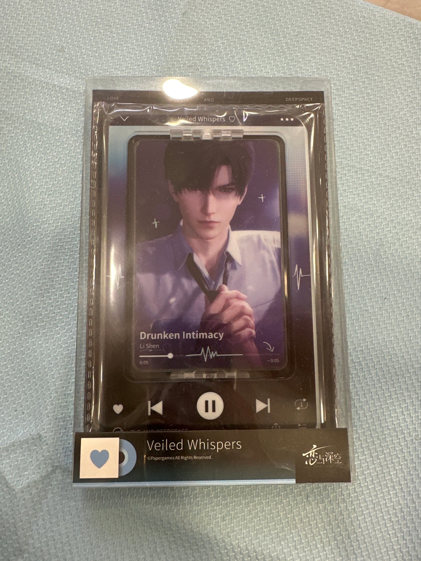 Love and deepspace Veiled whispers spin acrylic stand