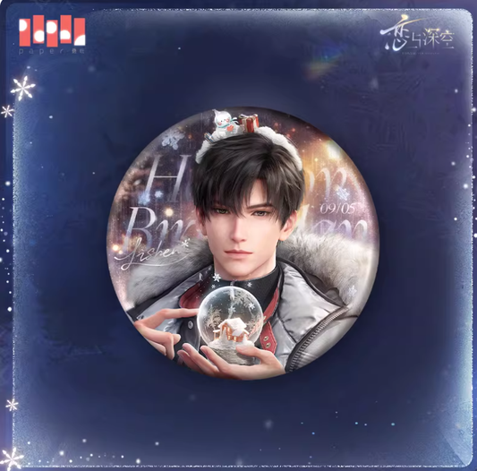 33954 Love and Deepspace Zayne Birthday Commemorative Tin Badge