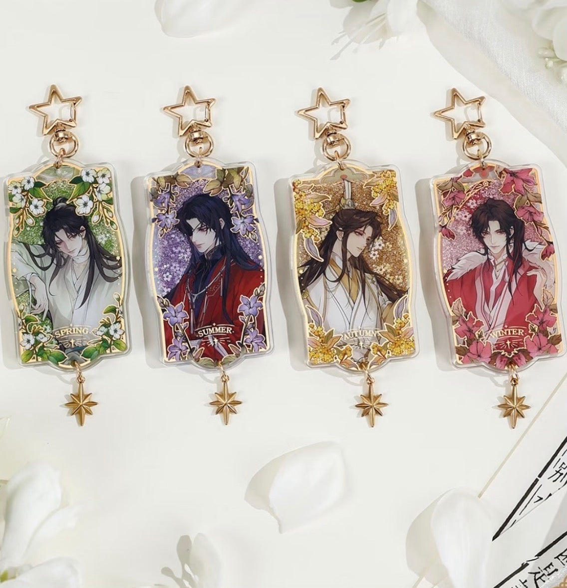 Heaven Official’s Blessing Everblooming Seasons Quicksand Keychain
