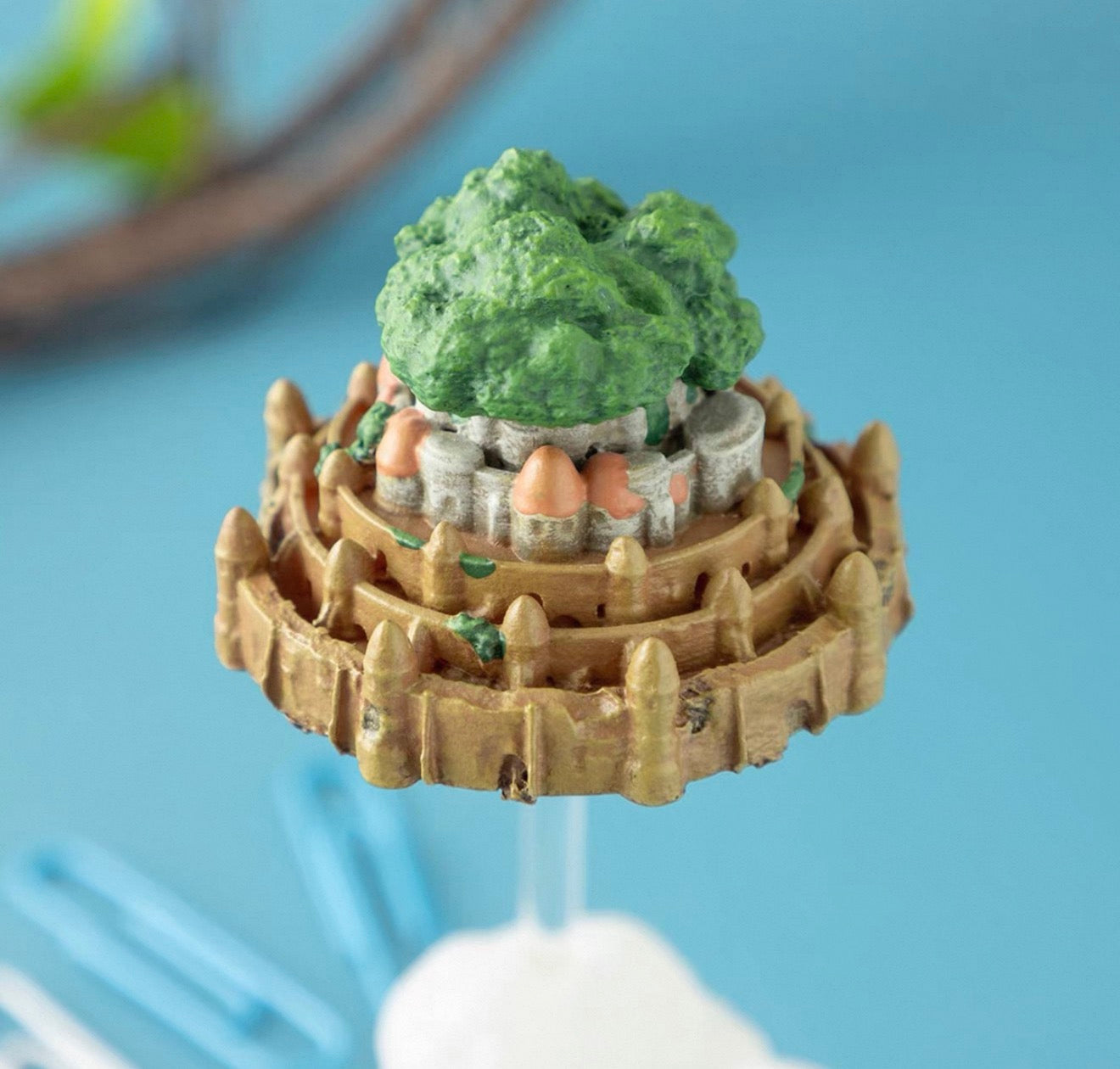 36757 The World Of Studio GHIBLI: Luputa Castle In The Sky Magnetic Paper Clip Holder Display