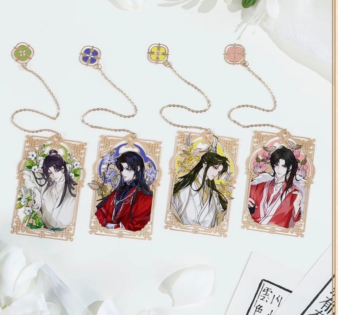 Heaven Official’s Blessing Everblooming Seasons Metal Bookmark