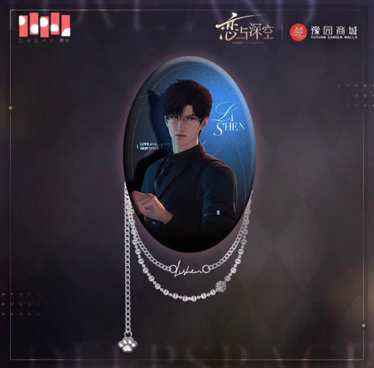 50965 Love and DeepSpace: Zayne Oval Shape Badge (Chain Included)