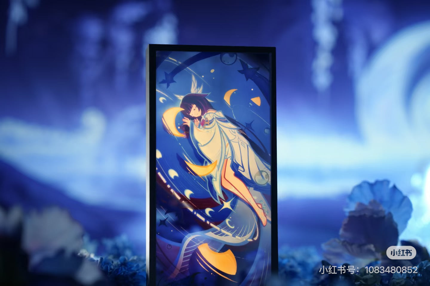 80972 Genshin Impact Blessing of the New Moon Series LED Light Painting – Columbina