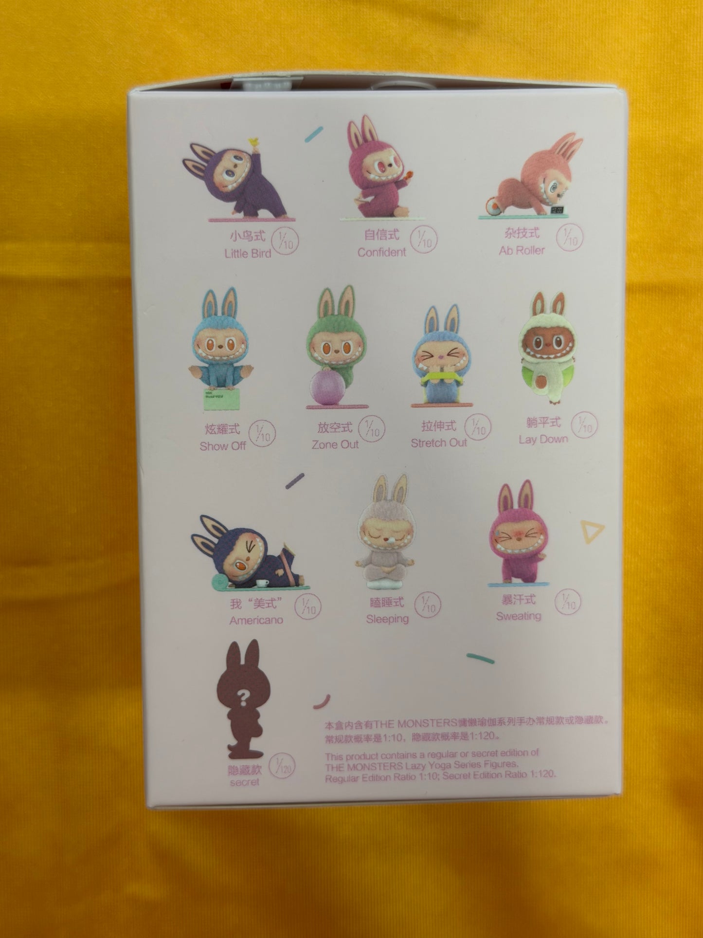 00279 The Monsters Lazy Yoga Blind Box Labubu
