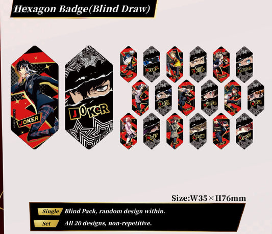 988413 Hexagon Badge Box Persona 5
