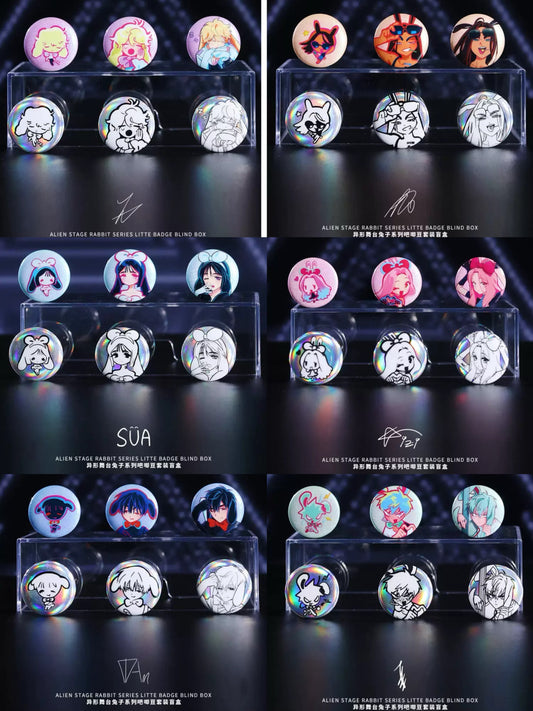 30087 ALIEN STAGE Rabbit Series Litte Badge Blind Box
