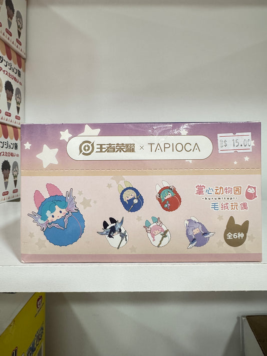 62463 Honor of Kings × TAPIOCA Playful Zoo Kurumi Tapi Plush Mascot Blind Box (Random 1 Piece)