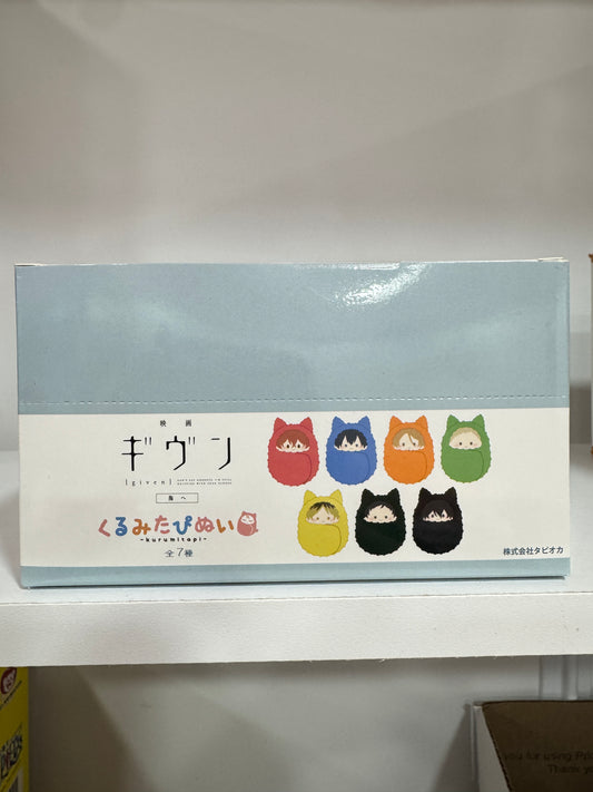 94973 Given The Movie: To the Sea Kurumi Tapi Nui Plush Blind Box (Random 1 Piece)
