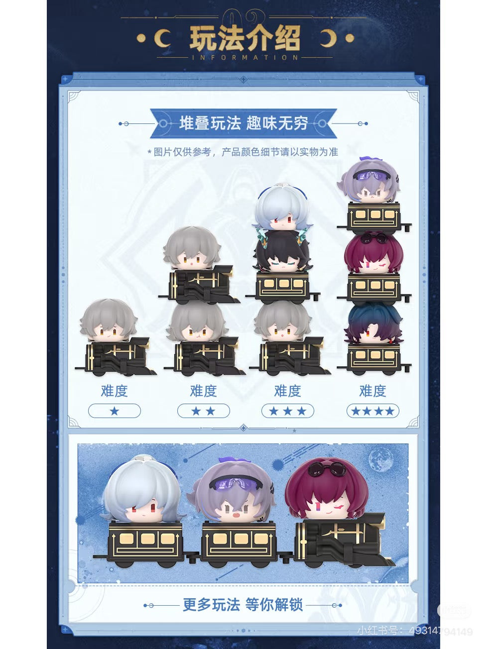 Honkai: Star Rail Train Stack Series Blind Box (Random 1 Piece)
