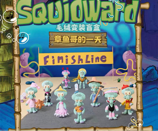 SpongeBob SquarePants Squidward’s Day Plush Dress-Up Blind Box (Random 1 Piece)