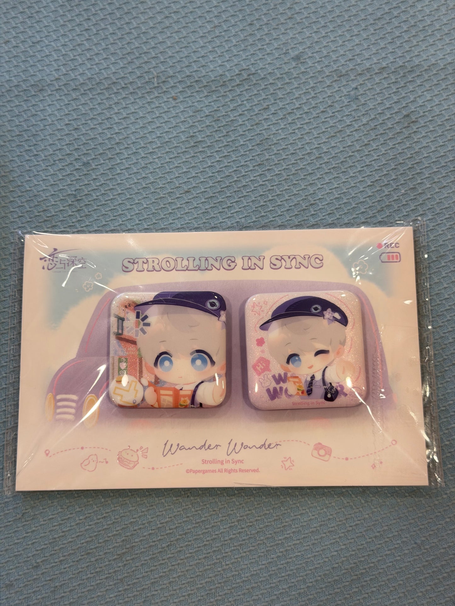 LOVE AND DEEPSPACE BADGE SET