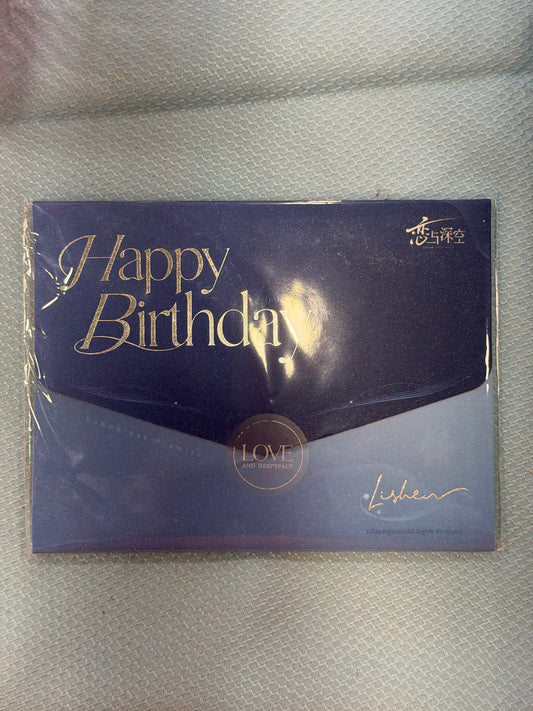 33958 Love and Deepspace Zayne Birthday Photo Card Set