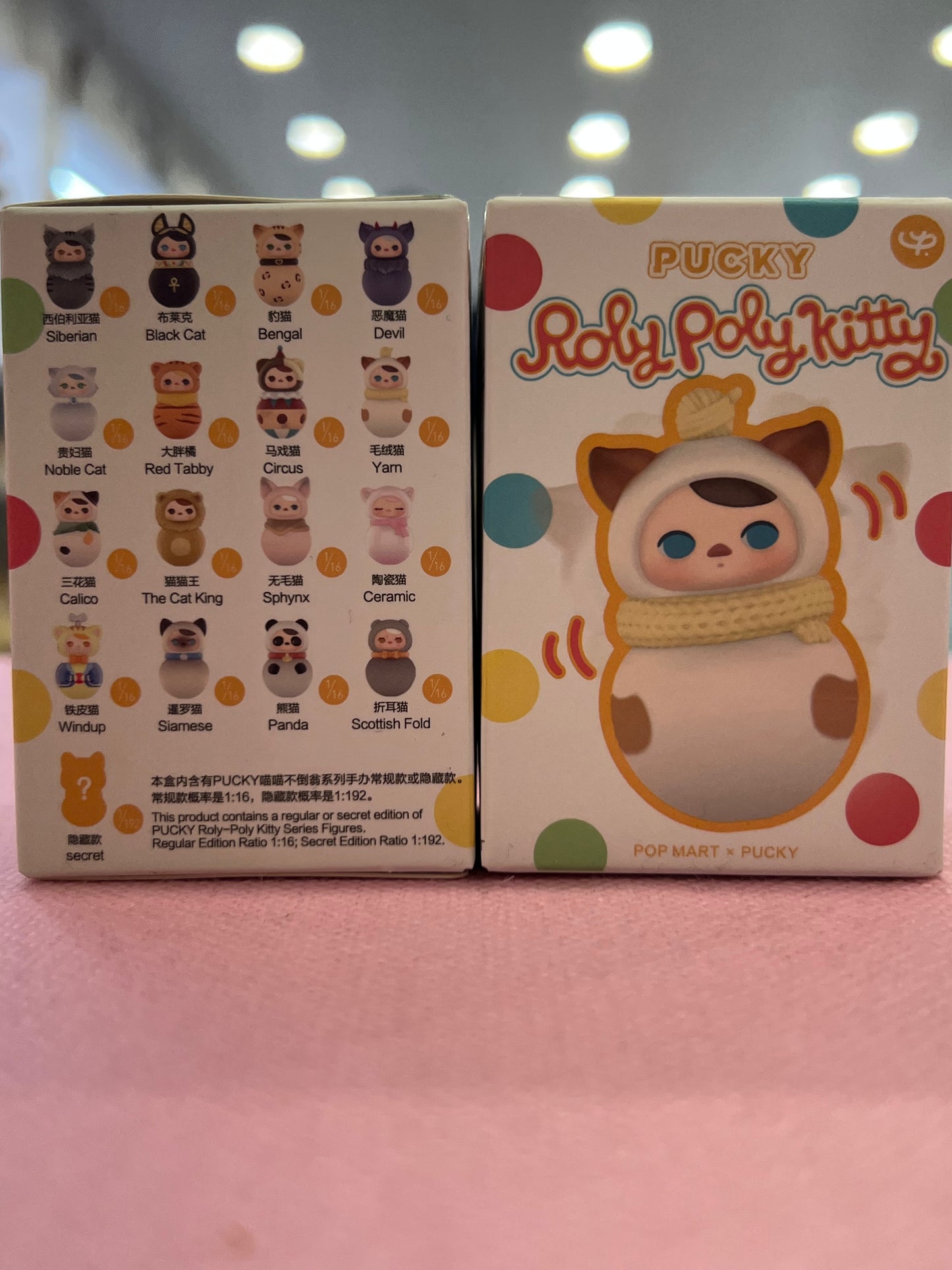 29508 Pop Mart Pucky Roly- Poly Kitty blind box