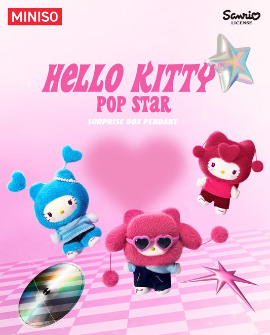 47651 Hello Kitty Pop Star plush pendant blind box