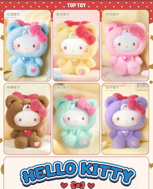 44983 Hello Kitty Teddy Pajamas plush pendant blind box