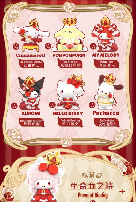 44586 Sanrio characters The Night of Rose blind box