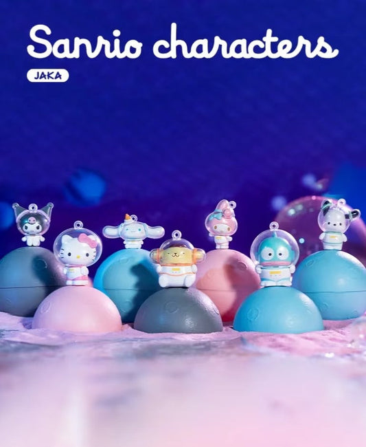 85043 Sanrio characters Assembled figurine keychain pendant blind box